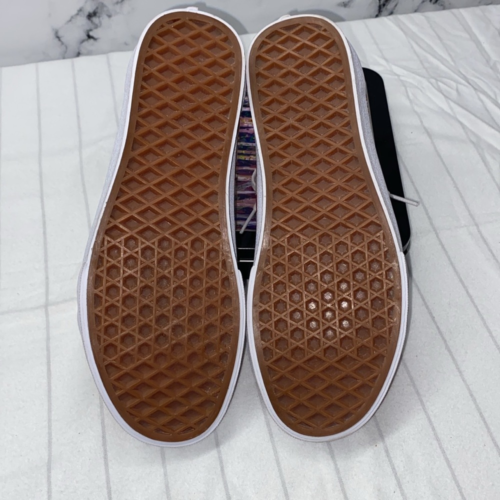 Vans Old Skool Checkerboard‎ Racing Red Checkered Sneakers, Size 5.0 - Picture 4 of 9